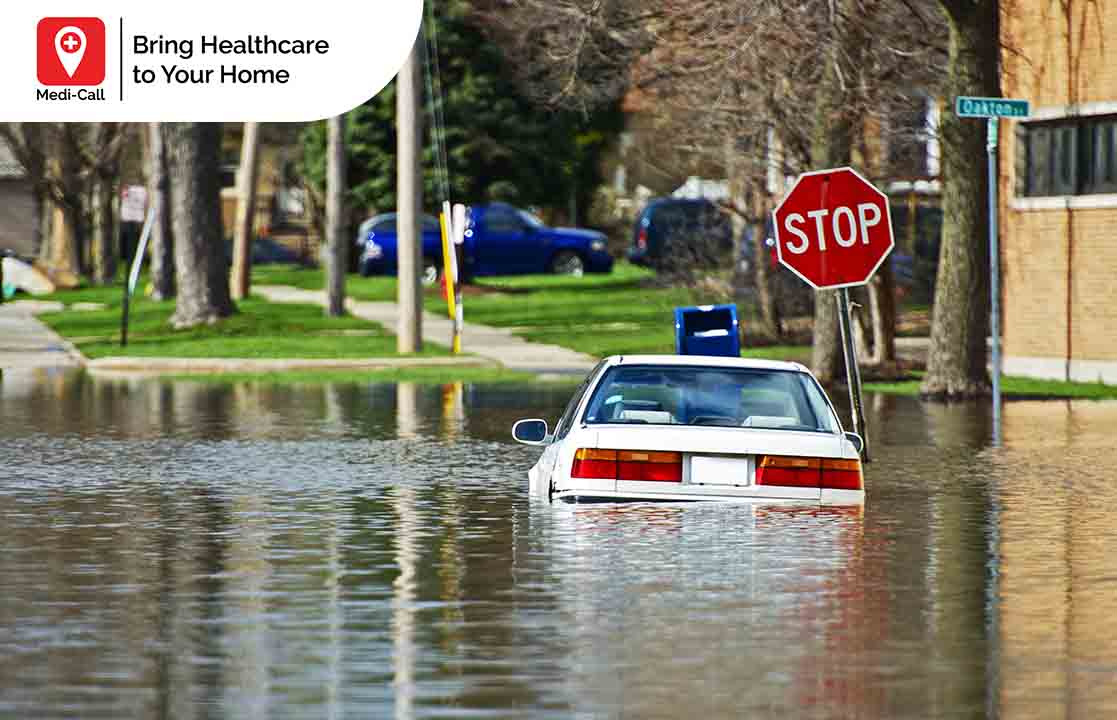 penyakit akibat banjir, wabah banjir, penyakit yang disebabkan oleh banjir, Medicall, Medi-Call