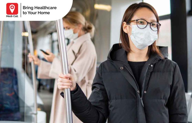 cara mencegah agar tidak tertular virus corona saat naik kereta, menghindari virus corona, Medicall, Medi-Call