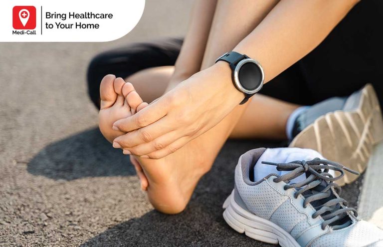 pertolongan pertama kaki bengkak karena jatuh Medi-Call