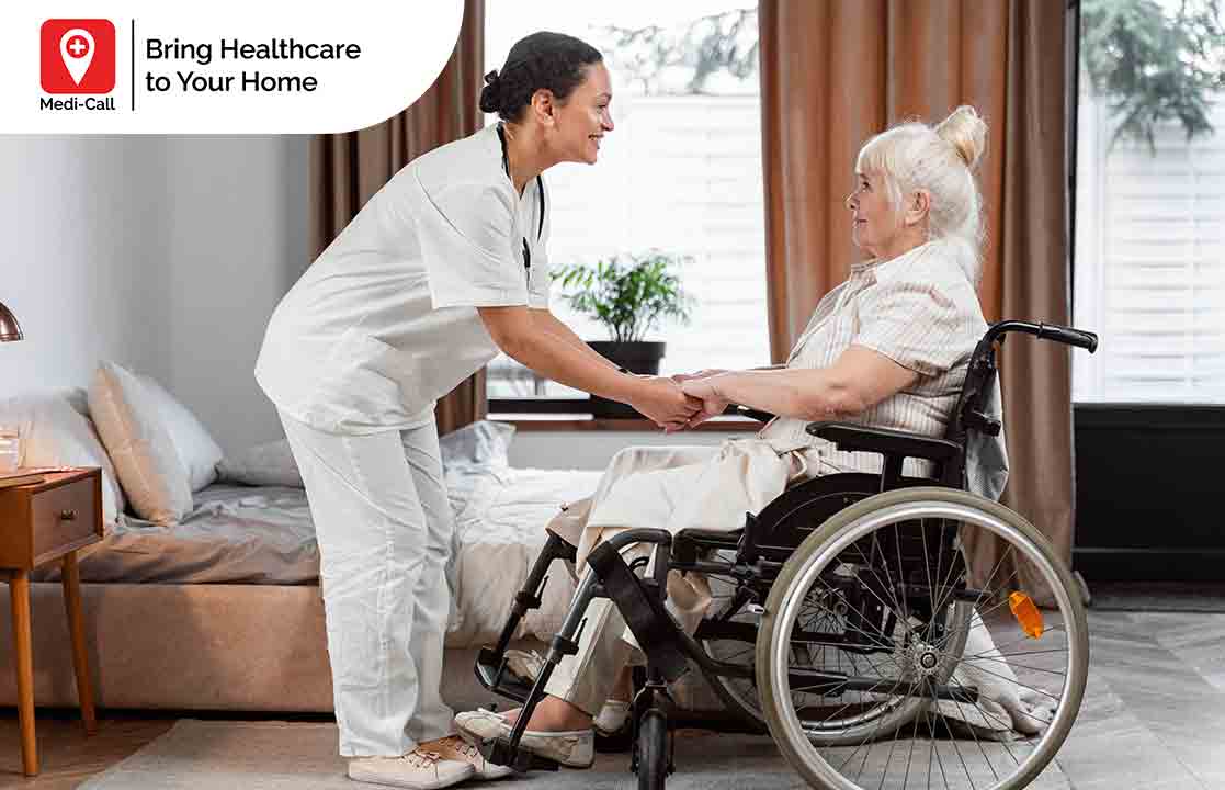 perbedaan antara perawat homecare dan caregiver Medi-Call