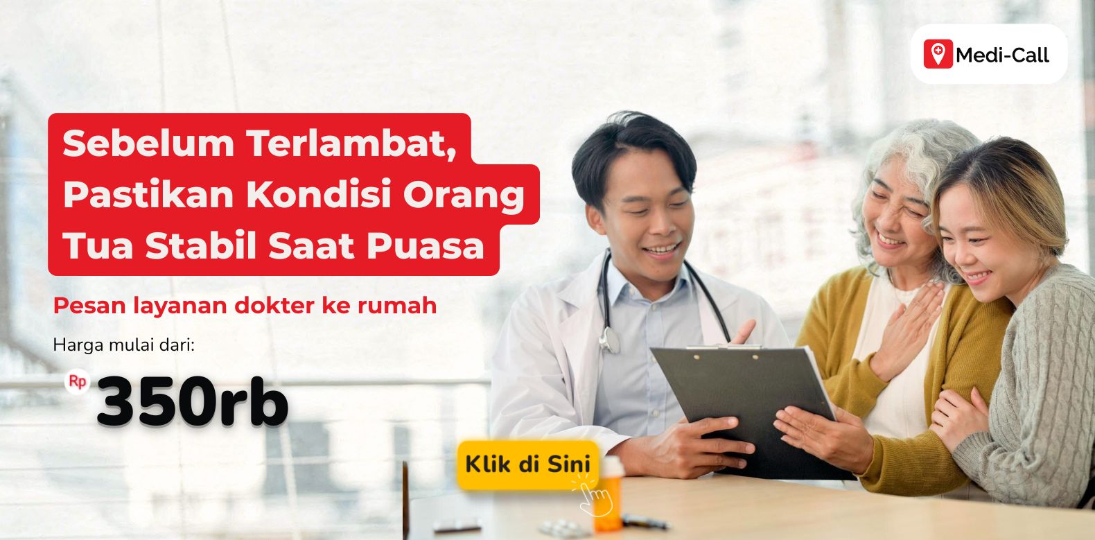 Email Blast Soft Selling Layanan Dokter Ramadan Medi-Call