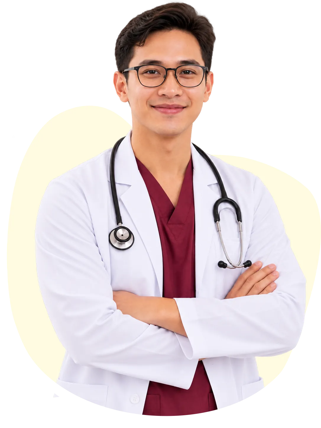 Dokter Medi-Call memeriksa pasien di rumah